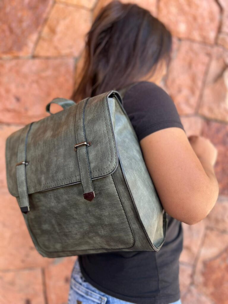 Mochila/Cartera Cuero Ecológico [KS] MC53