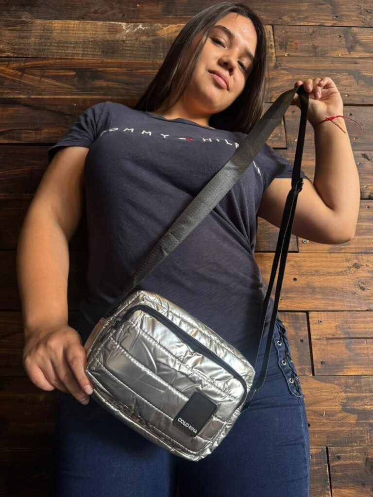 Bolso bandolera Metalizado